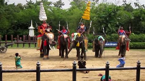 Travel Thailand 58 Elephant Show Outskirt Of Bangkok Youtube