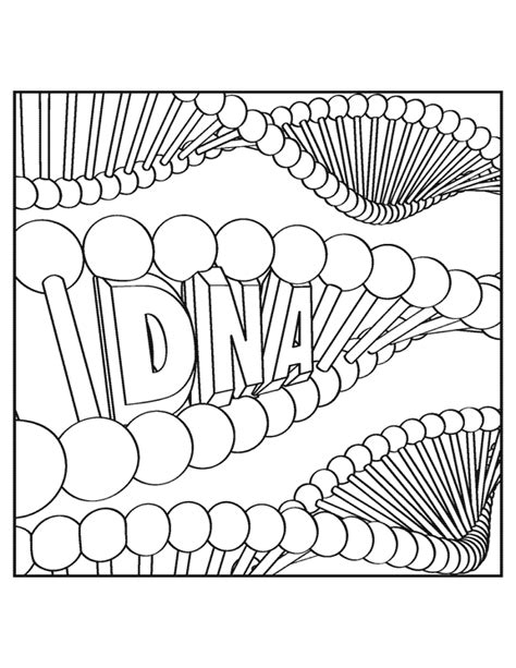 Coloring Pages Of Dna