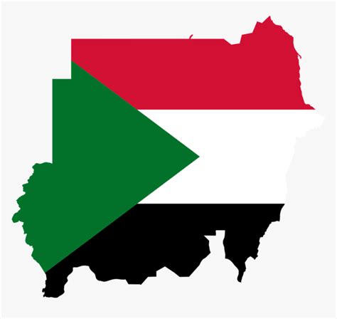 Sudan, Flag, Map, Geography, Outline, Africa, Country, HD Png Download ...