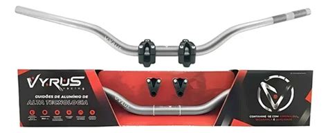 Guidão Vyrus Oxxy Naked Preto Cb twister hornet strada Parcelamento sem juros