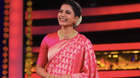 Samantha Akkineni S Pink Silk Sari Is The Outfit You Ll Want To Wear On