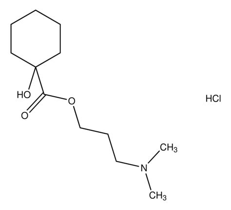 Dimethylamino Propyl Hydroxycyclohexanecarboxylate Hydrochloride