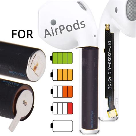 Battery For Apple AirPods A1523 A1722 1st Gen Wireless Earphones