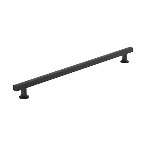 Amerock Everett 18-in (457Mm) Center to Center Matte Black Rectangular ...