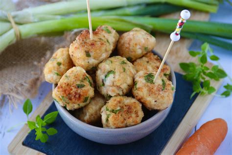 Recette Simple Et Saine De Boulettes De Poulet Carottes Et Persil