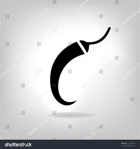 Hot Chili Pepper Vector Set Isolated Stock Vector Royalty Free 193395353 Shutterstock