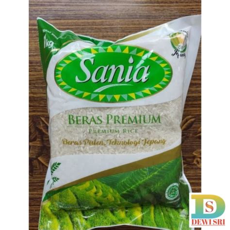 Jual Beras SANIA 1Kg Beras Kemasan Pabrik Bukan Kemasan Repack Shopee