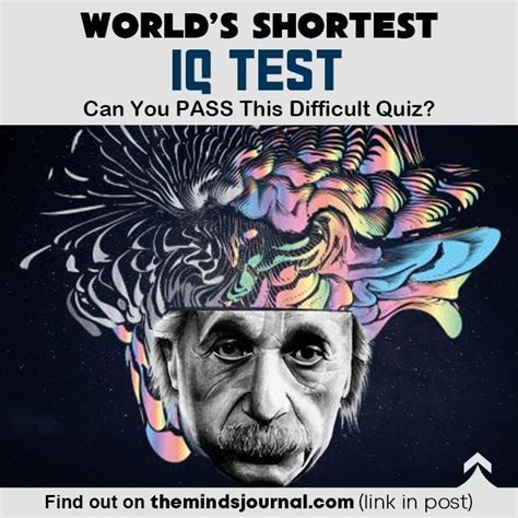 Worlds Shortest Iq Test Can You Pass This Difficult Quiz Short Iq