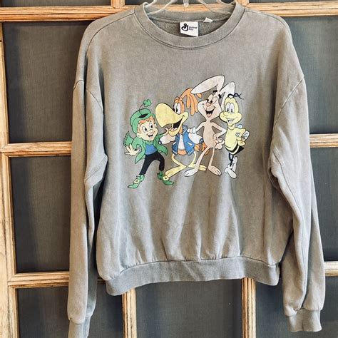 General Mills Cereal Ad Characters Logo LS Pullover S… - Gem