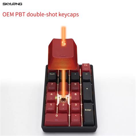 SKYLOONG GK21S GK21 SK21S SK21 Bluetooth 5 1 Hot Swappable Numpad PBT Keycaps RGB Backlit Type C
