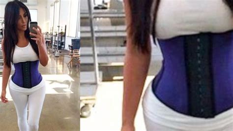 Kim Kardashian Reveals Super Thin Waist