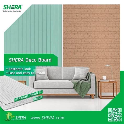 Shera Deco Board Cassiano Cement Board 6mm X 4 X 8