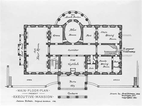 Floor Plan Of The White House Posters And Prints By Corbis