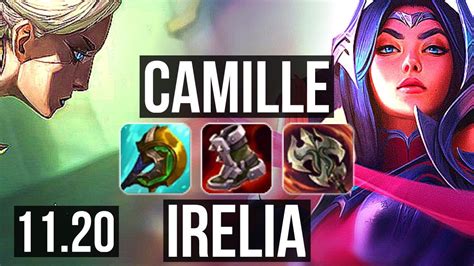 Camille Vs Irelia Top 71 Winrate 7 Solo Kills Legendary 18 3 6