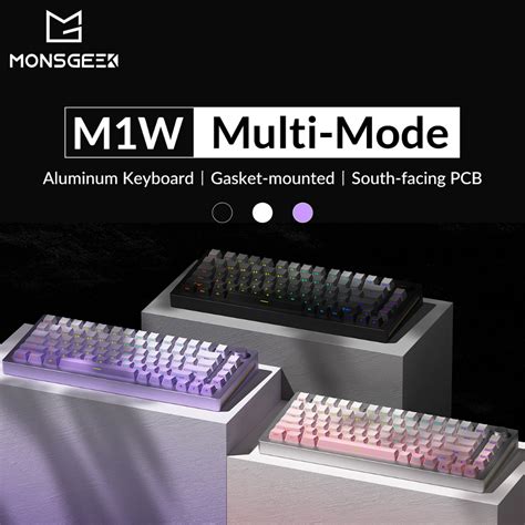 Monsgeek M W Rgb Hot Swappable Wireless Mechanical Keyboard With Side Printed Shine Through