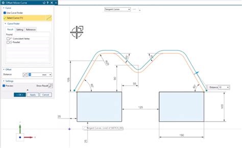 Nx Tips Tricks Move And Offset Curves Nx Design