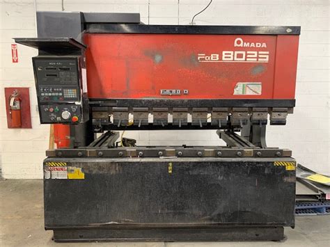 88 Ton X 8 Amada FBD8025 CNC Press Brake 1992 3 Axis Tooling