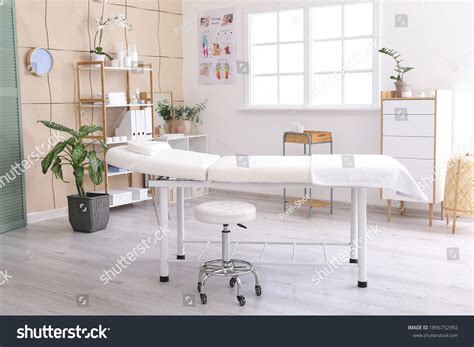 Office Massage Therapist Modern Medical Center Stock Photo 1896752992