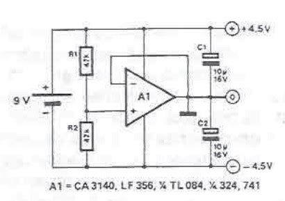 Schema Electronica Sursa De Tensiune Dubla Simetrica