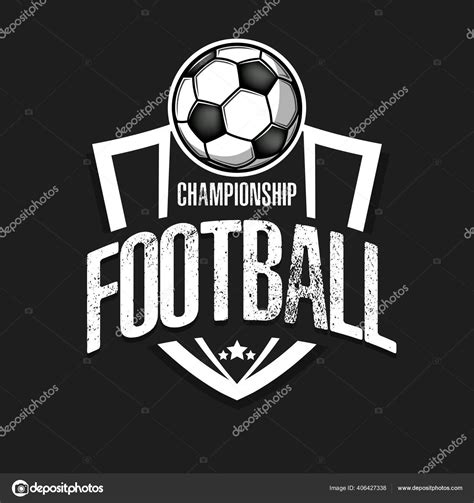 Football Logo Design Template Stock Vector By ©mityaypg 406427338