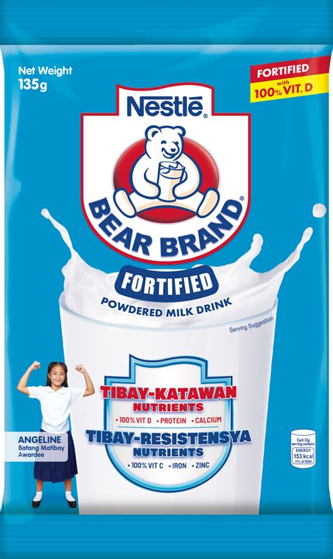 BEAR BRAND FORTIFIED POWDERED MILK DRINK BEAR BRAND