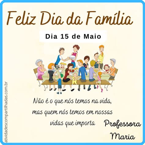 Cartaz Para O Dia Da Familia