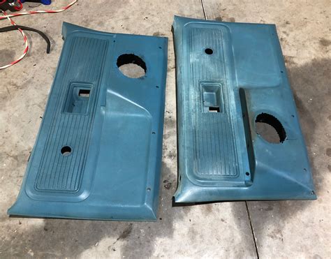 Chevy C10 Square Body Gmc Interior Door Panels Blue 73 80 Pair Ebay