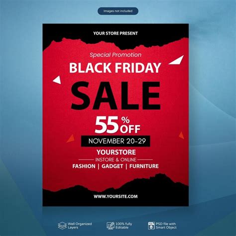 Premium Psd Psd Modern Abstract Black Friday Or Sale Discount