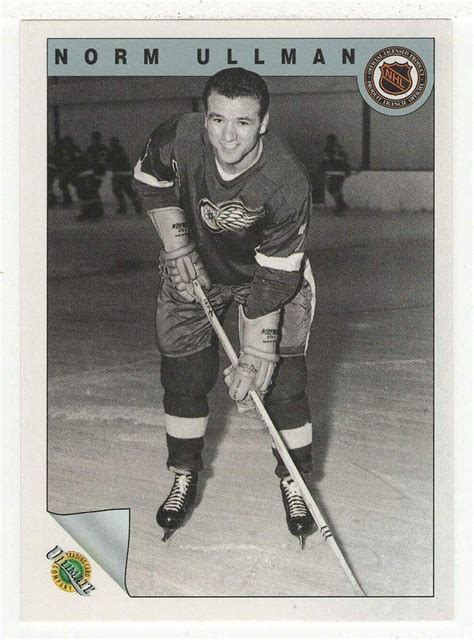 Norm Ullman Detroit Hockey Card Ultimate Original Six