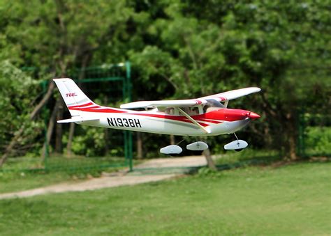 Brushless Lipo Rc Ch Cessna Rtf Electric Plane Airplane Ghz Red