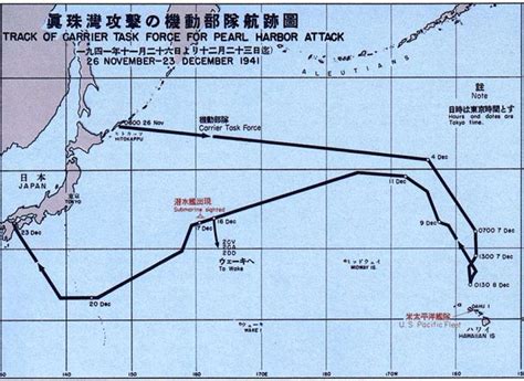 Pearl Harbor Attack Map Timeline