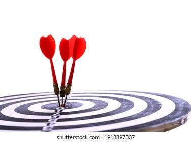 Target Hit Center By Arrows Success Stock Photo Shutterstock