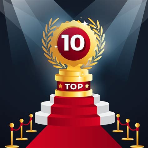 Top Ten Best Podium Award Free Vector Templates Hd Stock Images