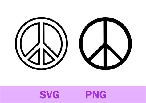 Peace Sign Svg Png Peace Symbol Svg Png Peace Sign Clipart Etsy Canada