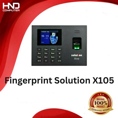 Jual Mesin Absensi Fingerprint Solution X Shopee Indonesia