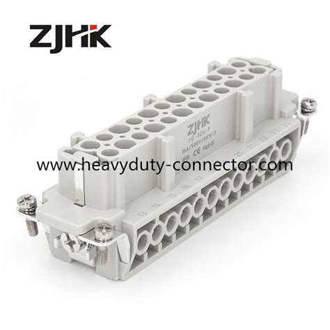 Pin Heavy Duty Multi Pin Connectors Female Insert Hot Runner Connector