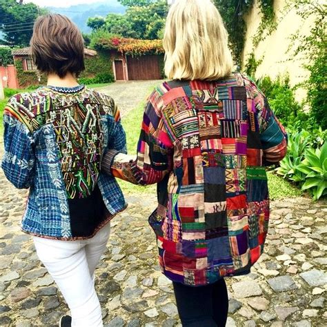 Vintage Maya Textile Jackets From In Antigua Guatemala Handcrafted