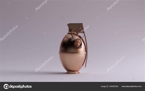 Bronze Hand Grenade Illustration Render Stock Photo By ©80schild 330300764