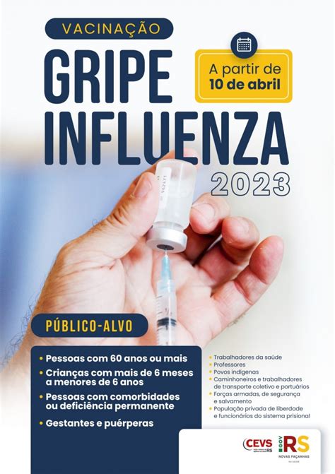 Campanha De Vacina O Contra A Gripe Influenza Come A Nesta Segunda