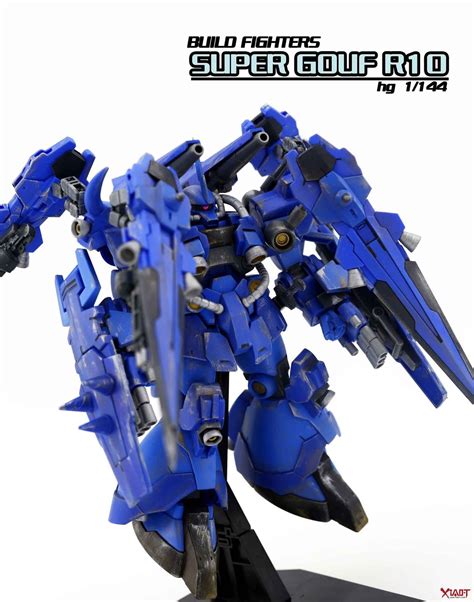 Gundam Guy Hg 1144 Super Gouf R10 Custom Build Gundam 00 Model