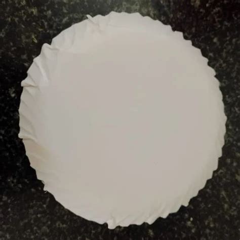 Inch Round Itc Paper Plate At Rs Piece White Paper Plate In