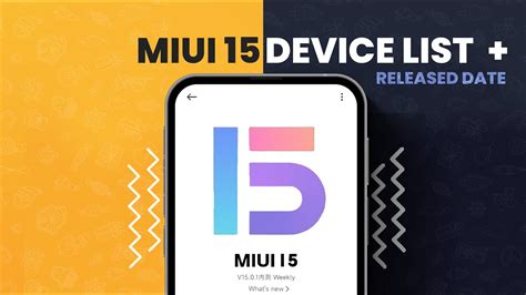 🔥 Miui 15 Release Date Confirmed And Supported Devices 📱 Youtube