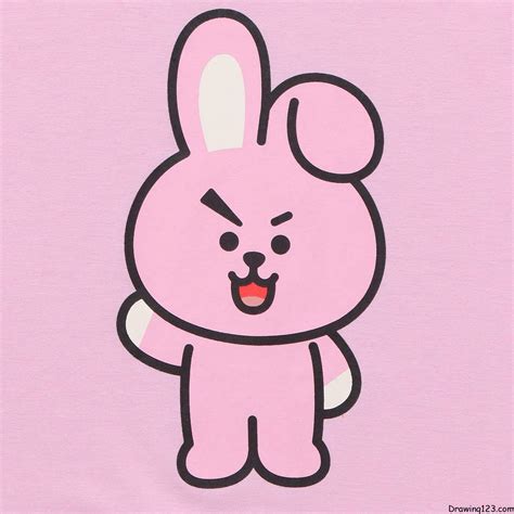 3. Jak narysować BT21-Chimmy po prostu bez wymazywania