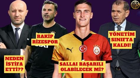 GALATASARAY DA YÖNETİM SINIFTA KALDI ROLAND SALLAI BAŞARILI OLUR MU