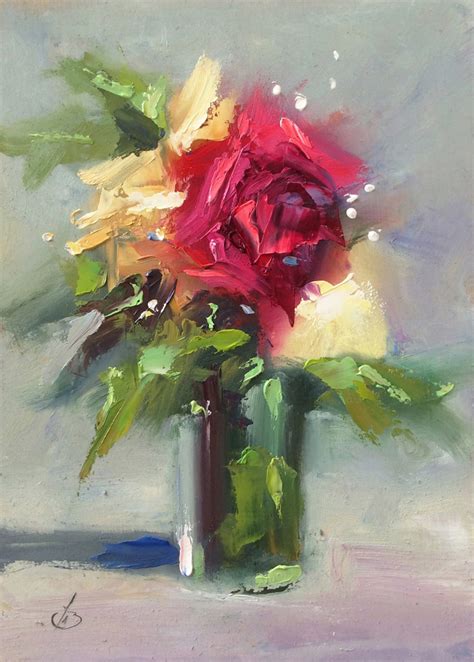 Tom Brown Fine Art Floral Still Life By Tom Brown