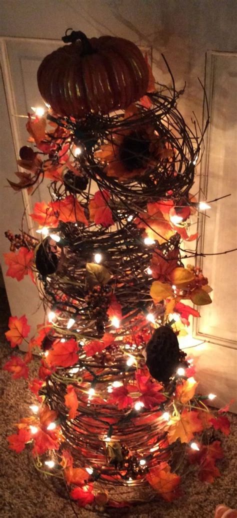 Charming Sustainable Tomato Cage Fall Tree Step Guide Craft