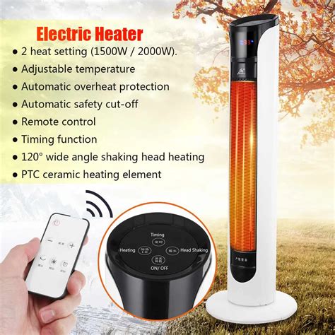 2000 Вт 220 В электрический обогреватель PTC AdjustableTemperature ...