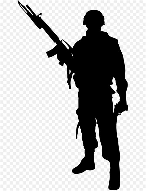 Soldier Silhouette Desktop Wallpaper Clip art - soldiers with guns png ...