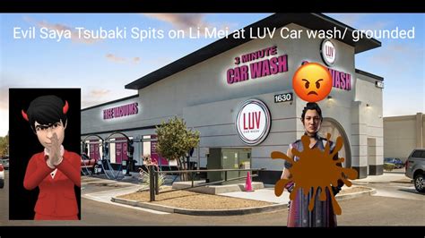 Evil Saya Tsubaki Spits On Li Mei At LUV Car Wash Grounded Ft