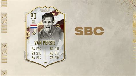 FIFA 23 SBC Robin Van Persie World Cup Icon Cheapest Solutions And